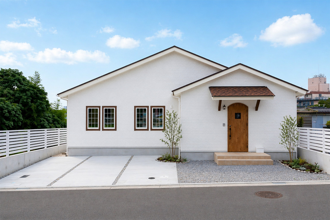 1階に主寝室とヌックのあるお家